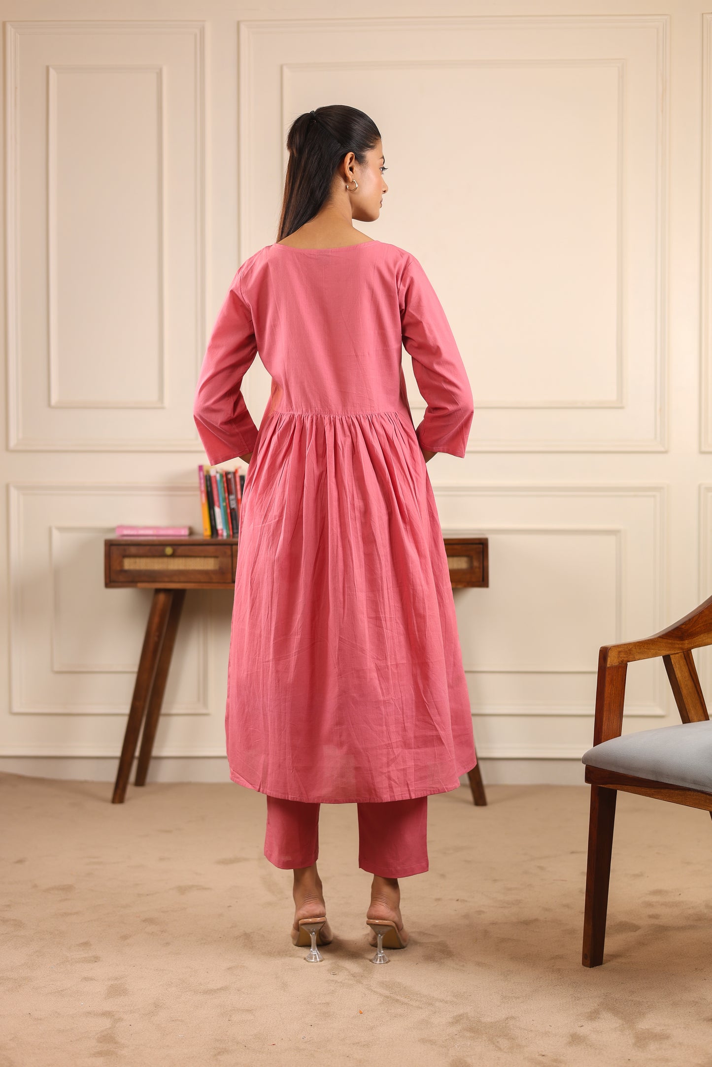 Classic Comfort: Pure Cotton Kurta Set