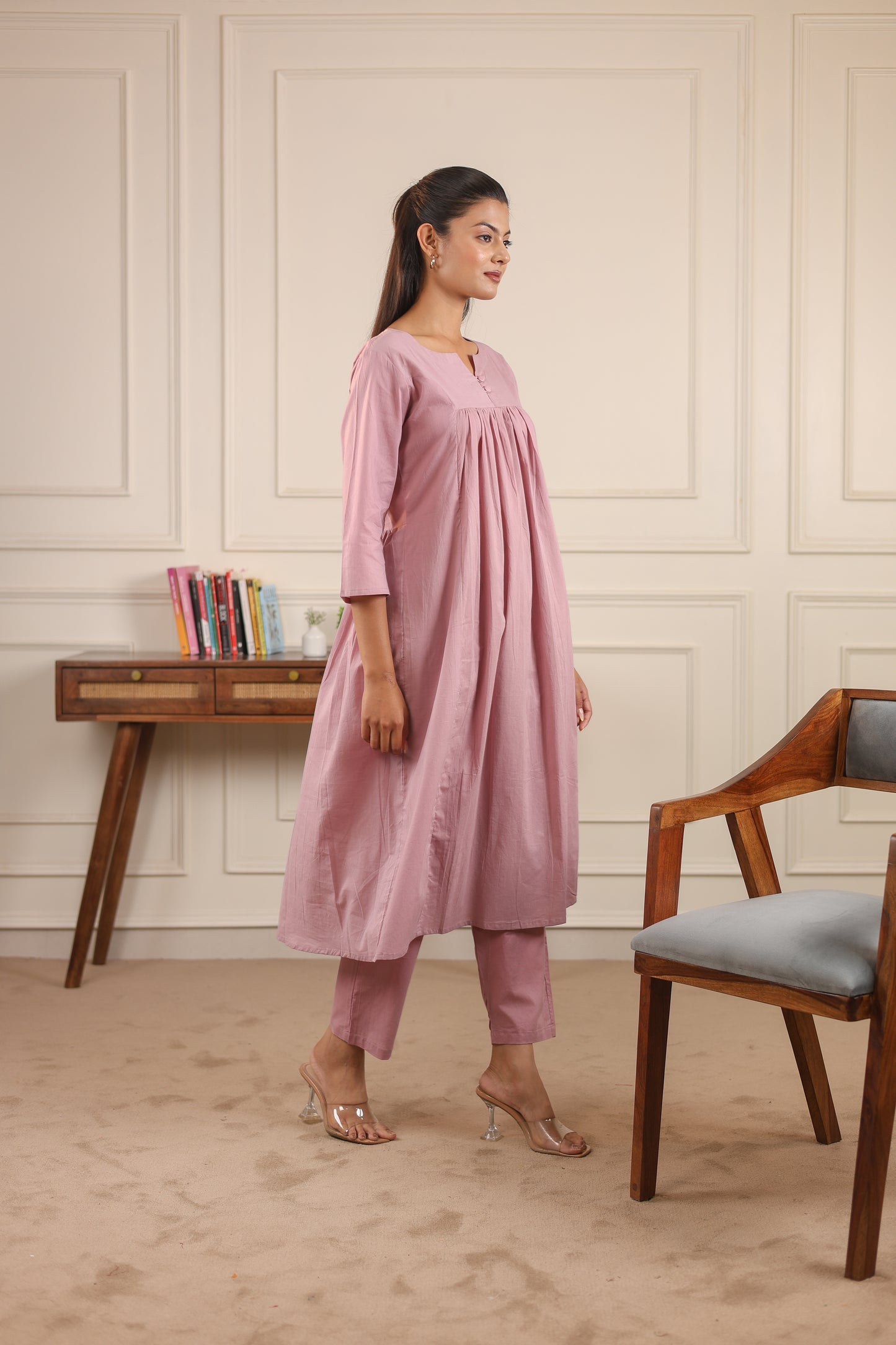 Classic Comfort: Pure Cotton Kurta Set