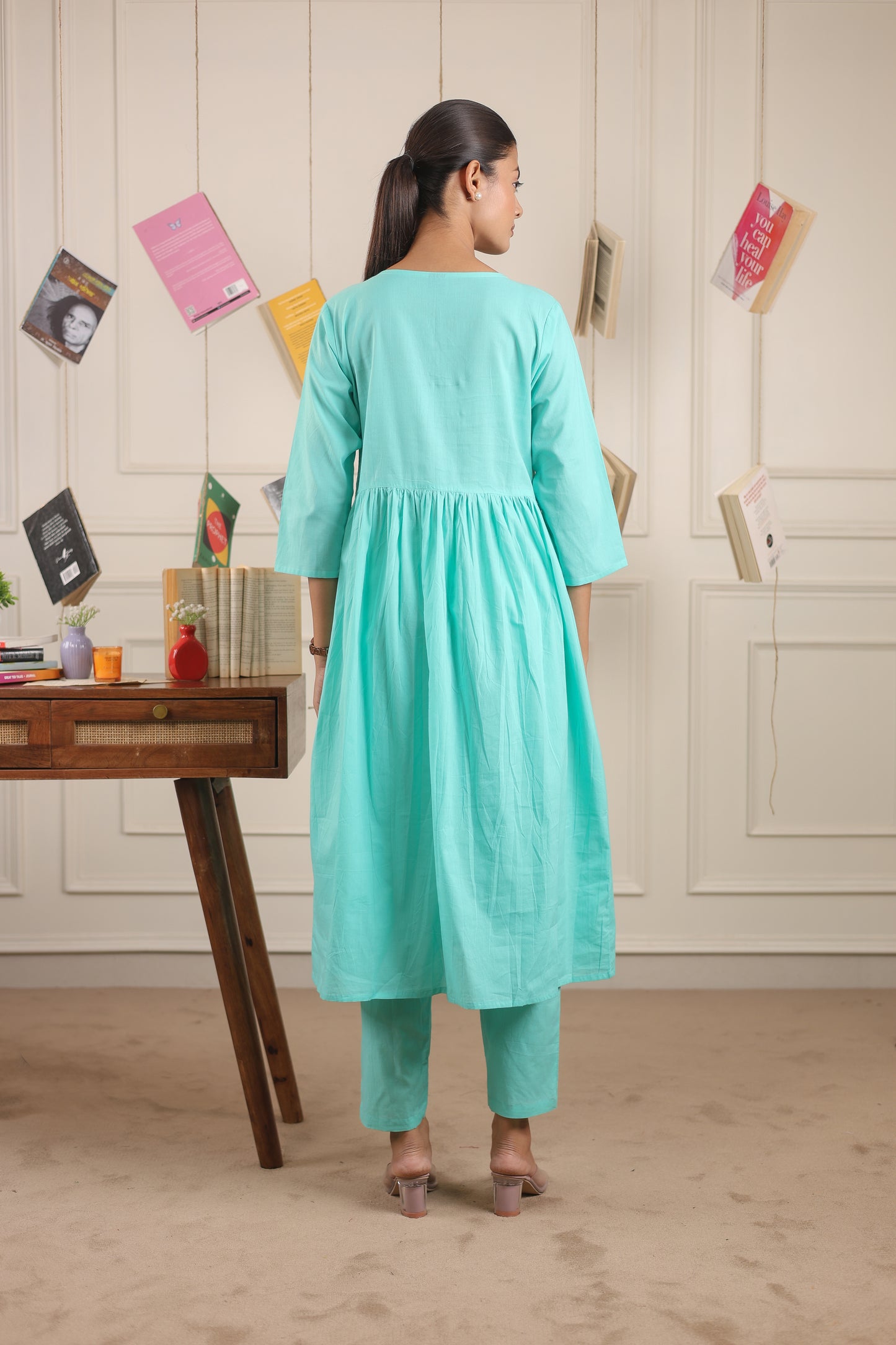Classic Comfort: Pure Cotton Kurta Set