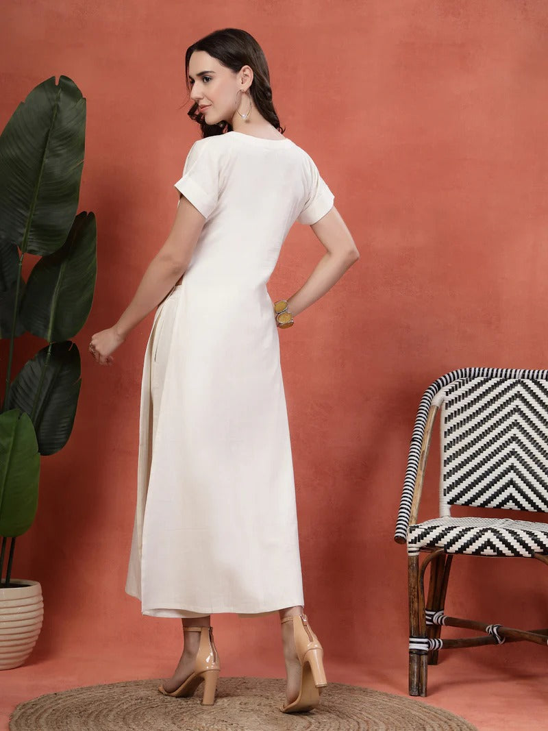 Desi Ease Co-ord Set with Modern Slits