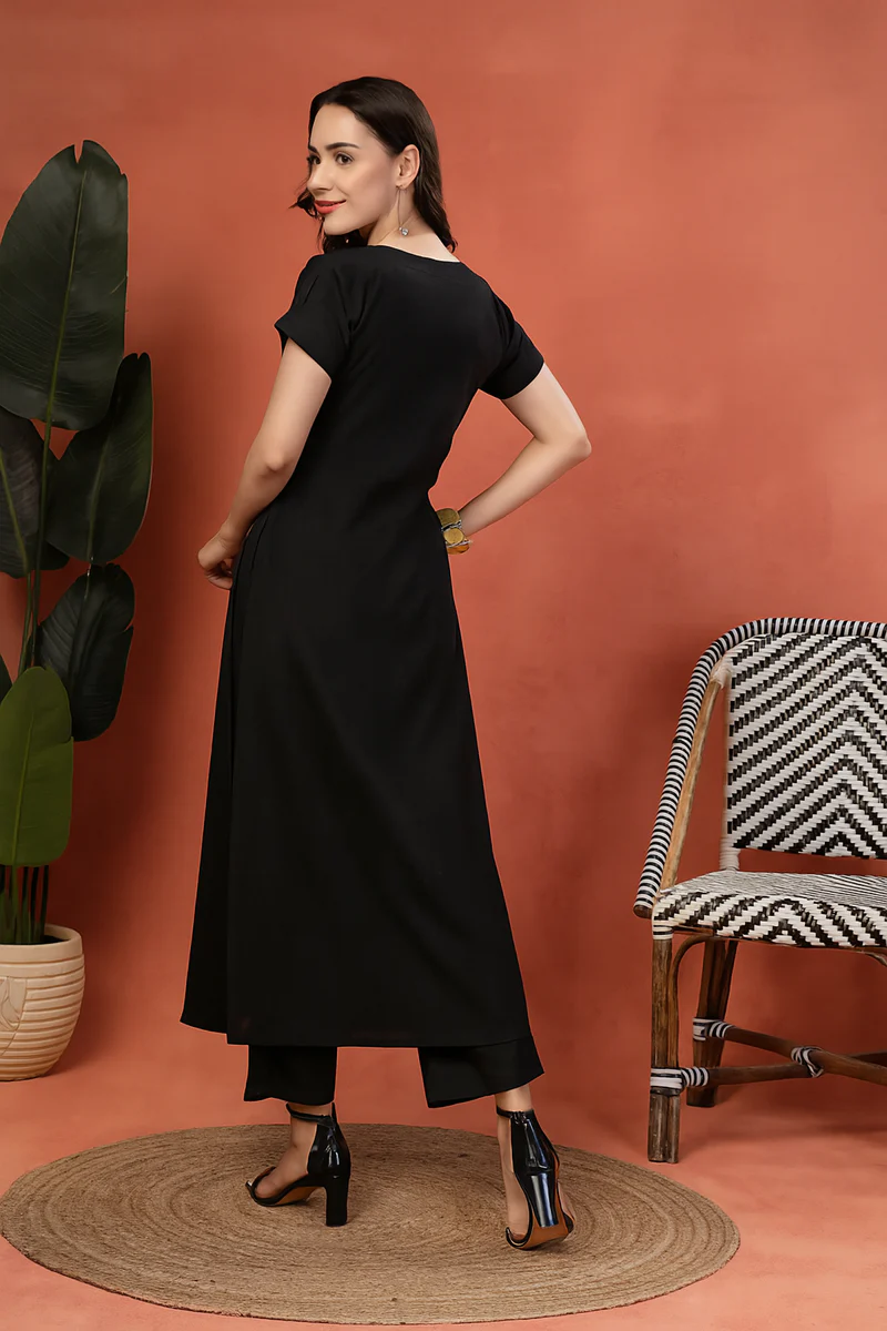 Desi Ease Co-ord Set with Modern Slits