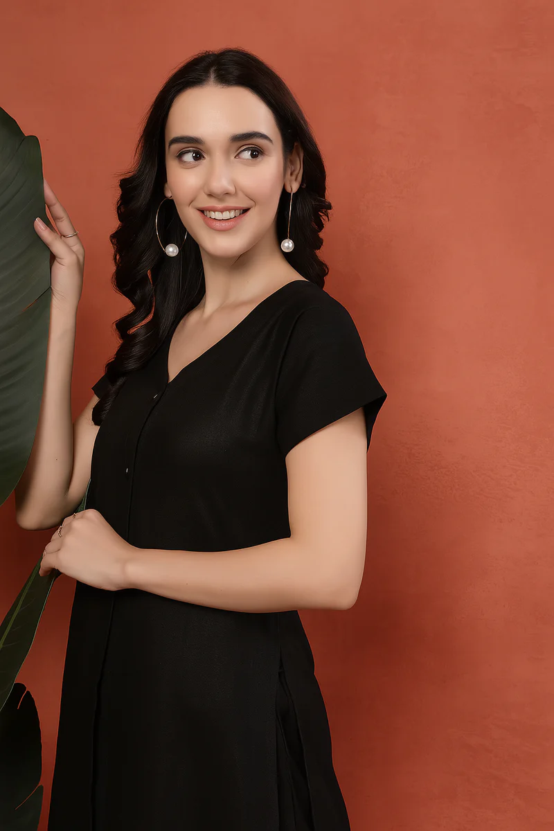 Desi Ease Co-ord Set with Modern Slits