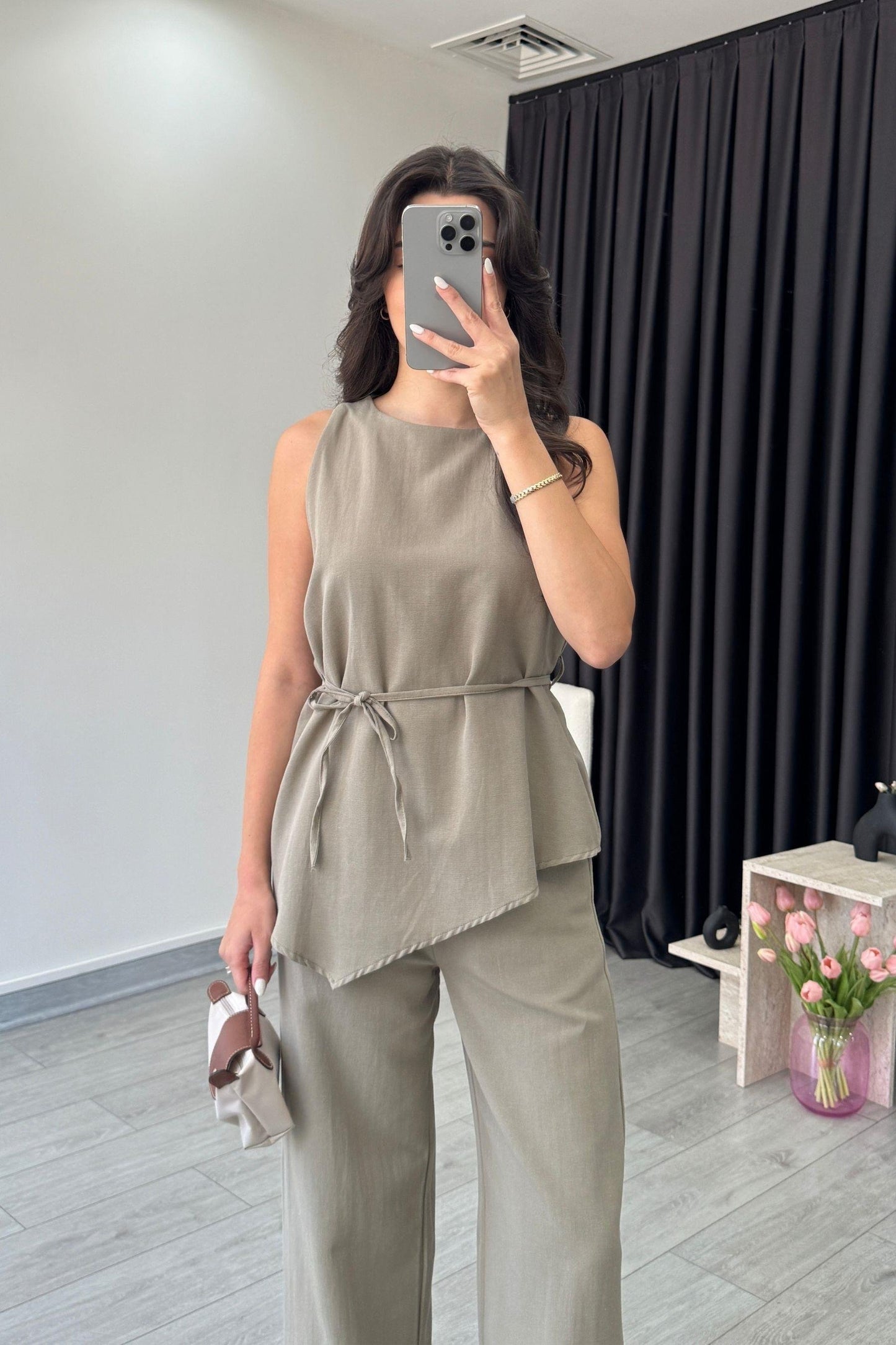 Amara Asymmetrical Top & Pant Co-ord Set
