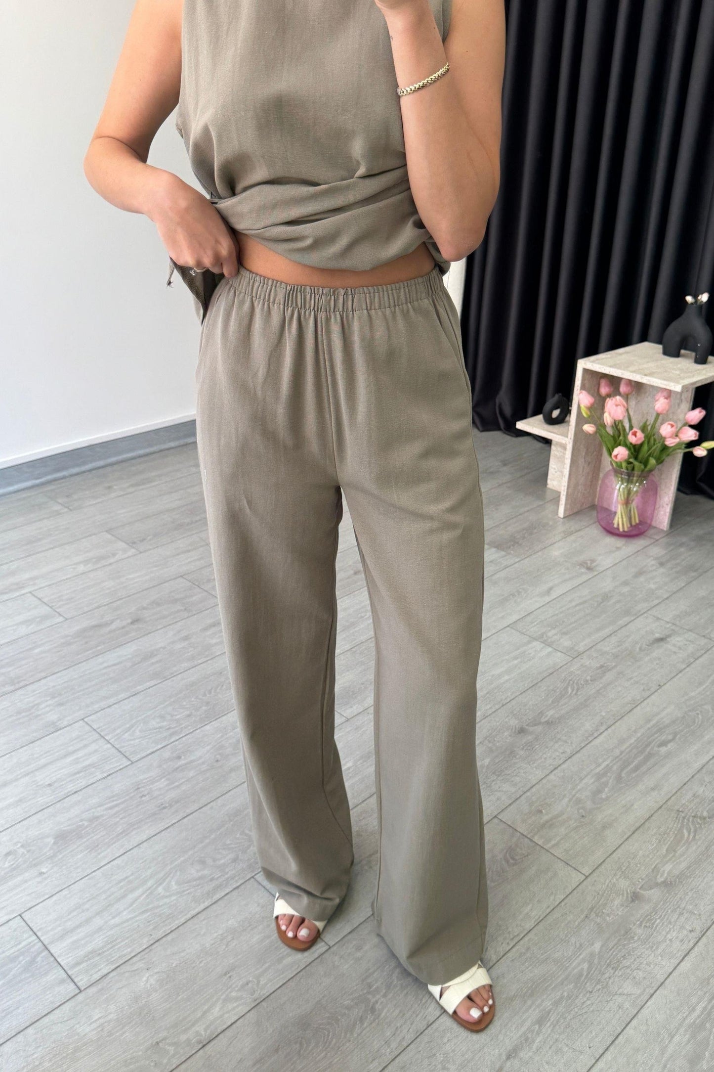 Amara Asymmetrical Top & Pant Co-ord Set