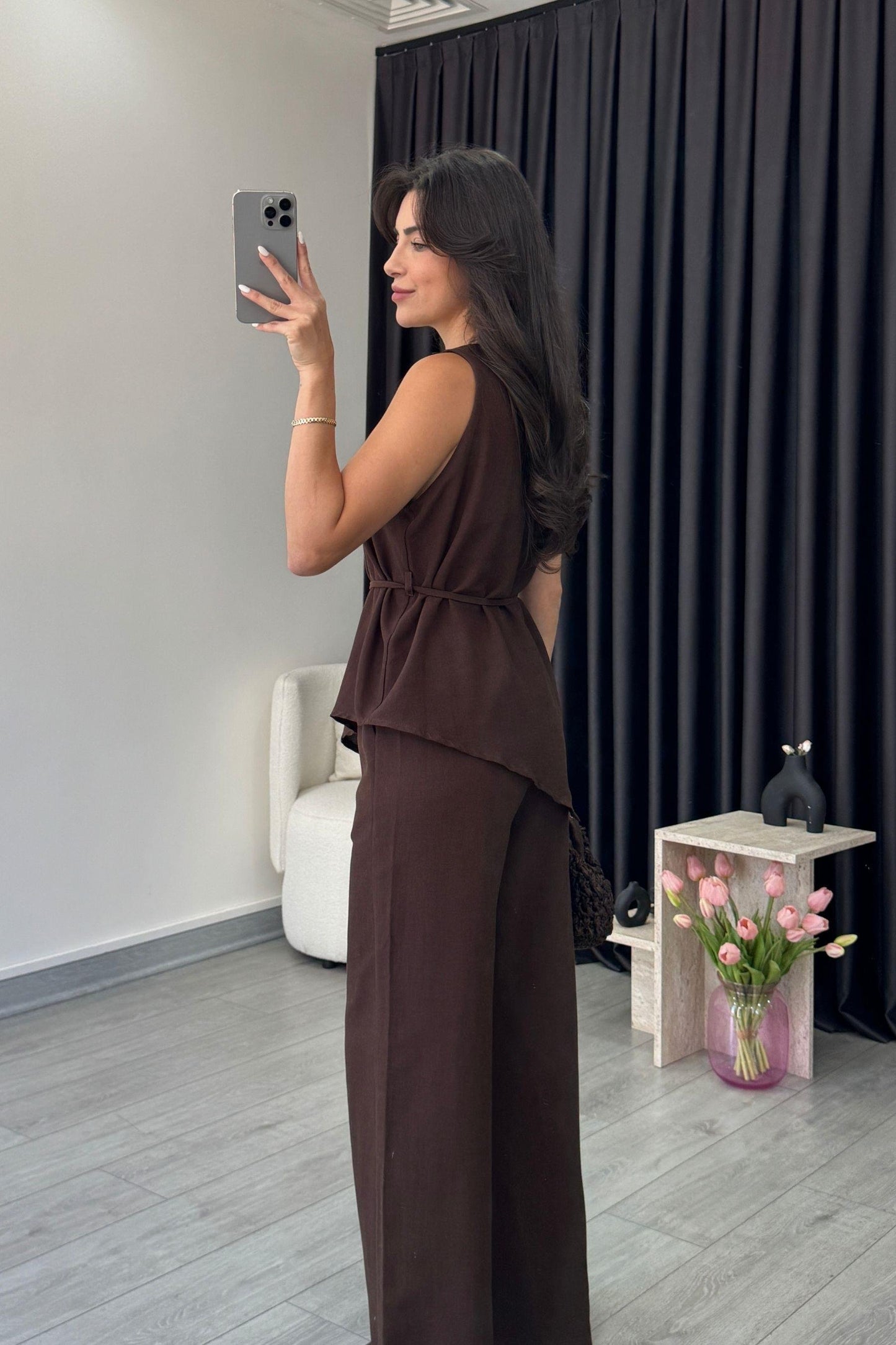 Amara Asymmetrical Top & Pant Co-ord Set