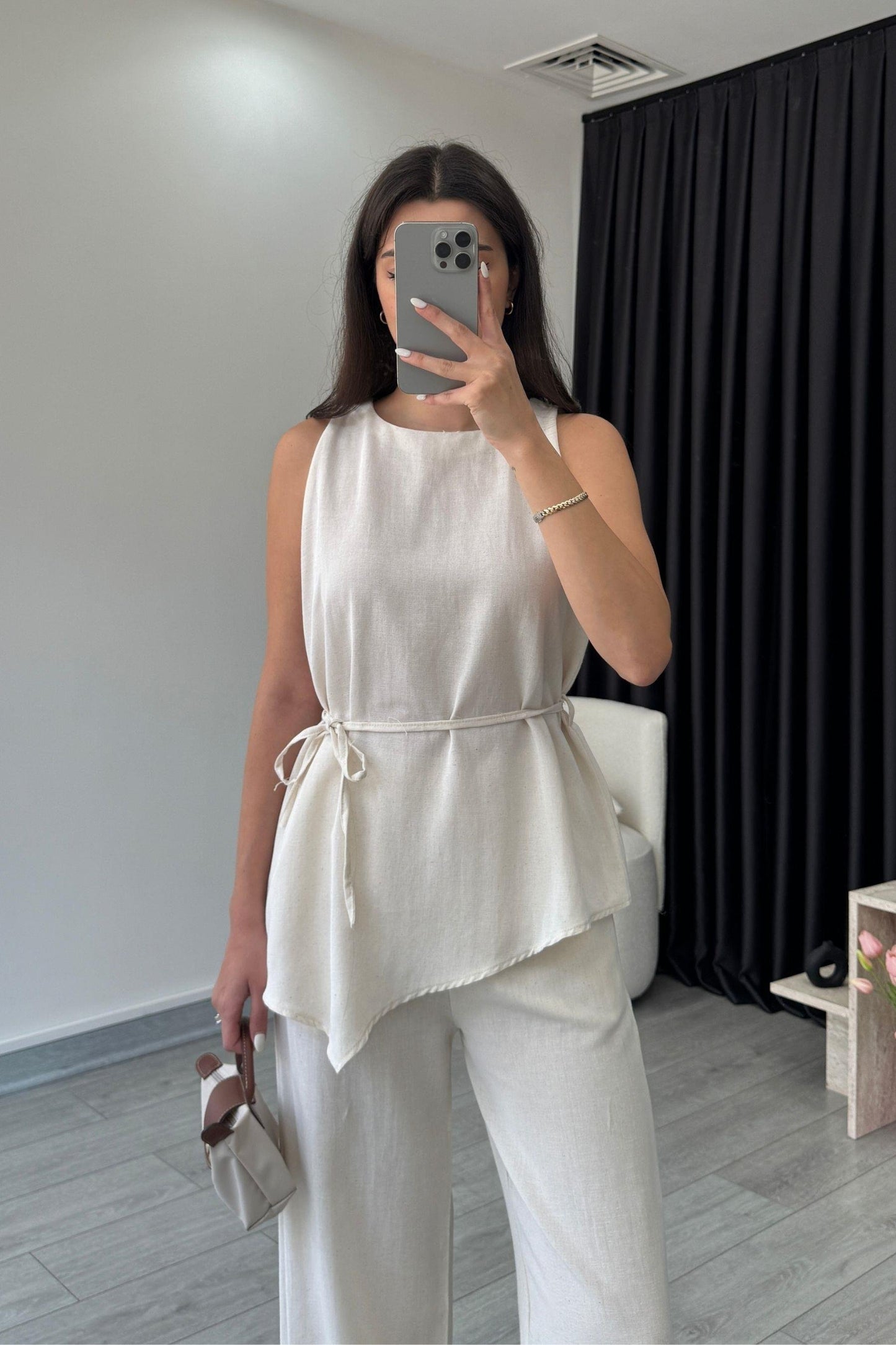 Amara Asymmetrical Top & Pant Co-ord Set