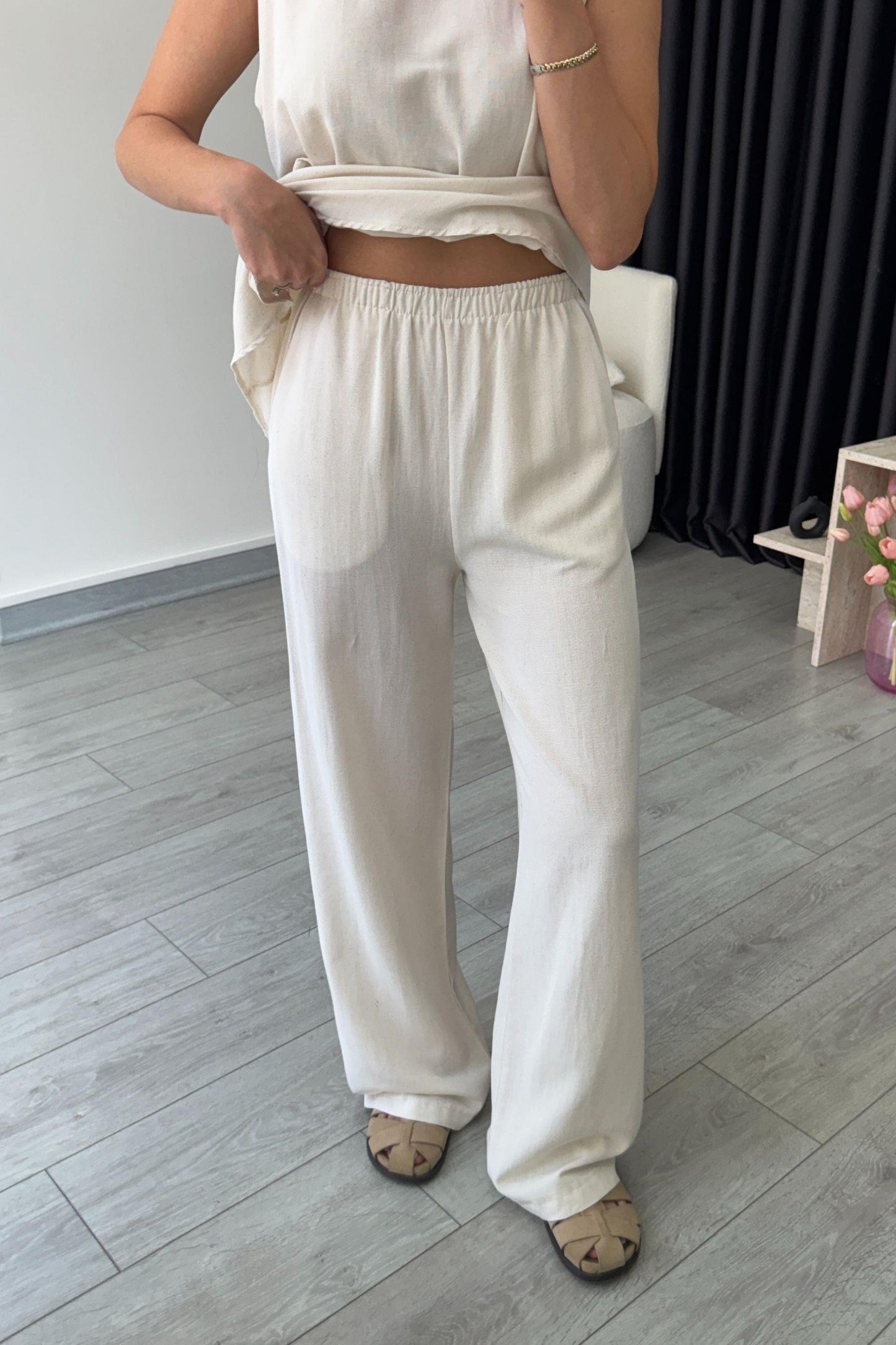 Amara Asymmetrical Top & Pant Co-ord Set