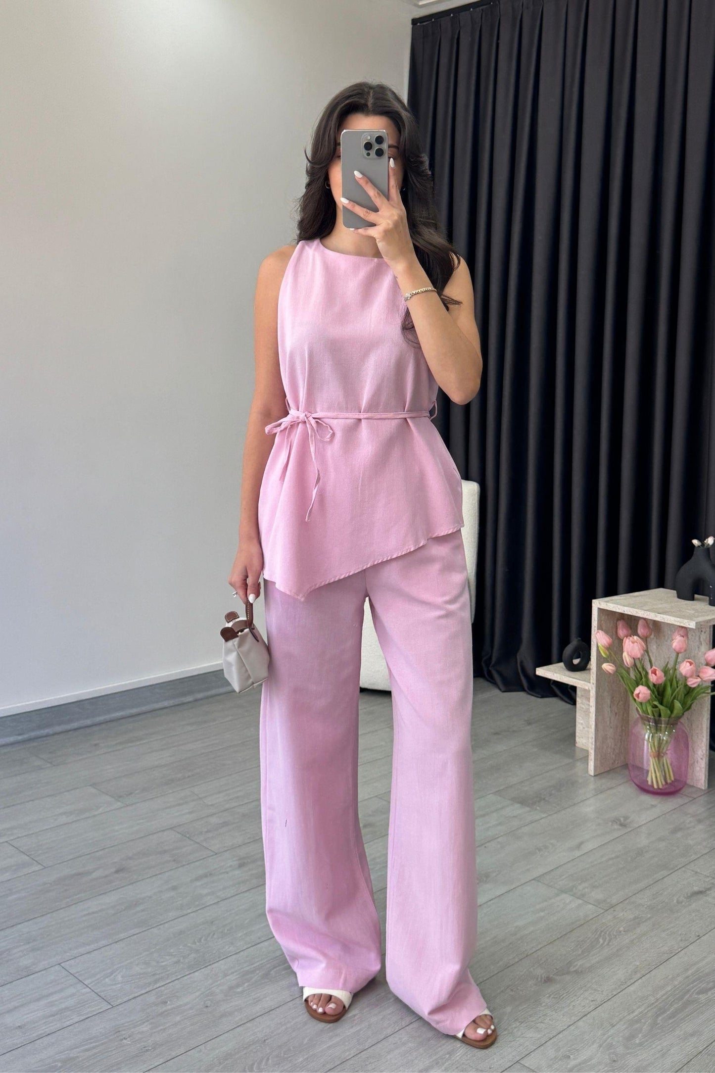 Amara Asymmetrical Top & Pant Co-ord Set