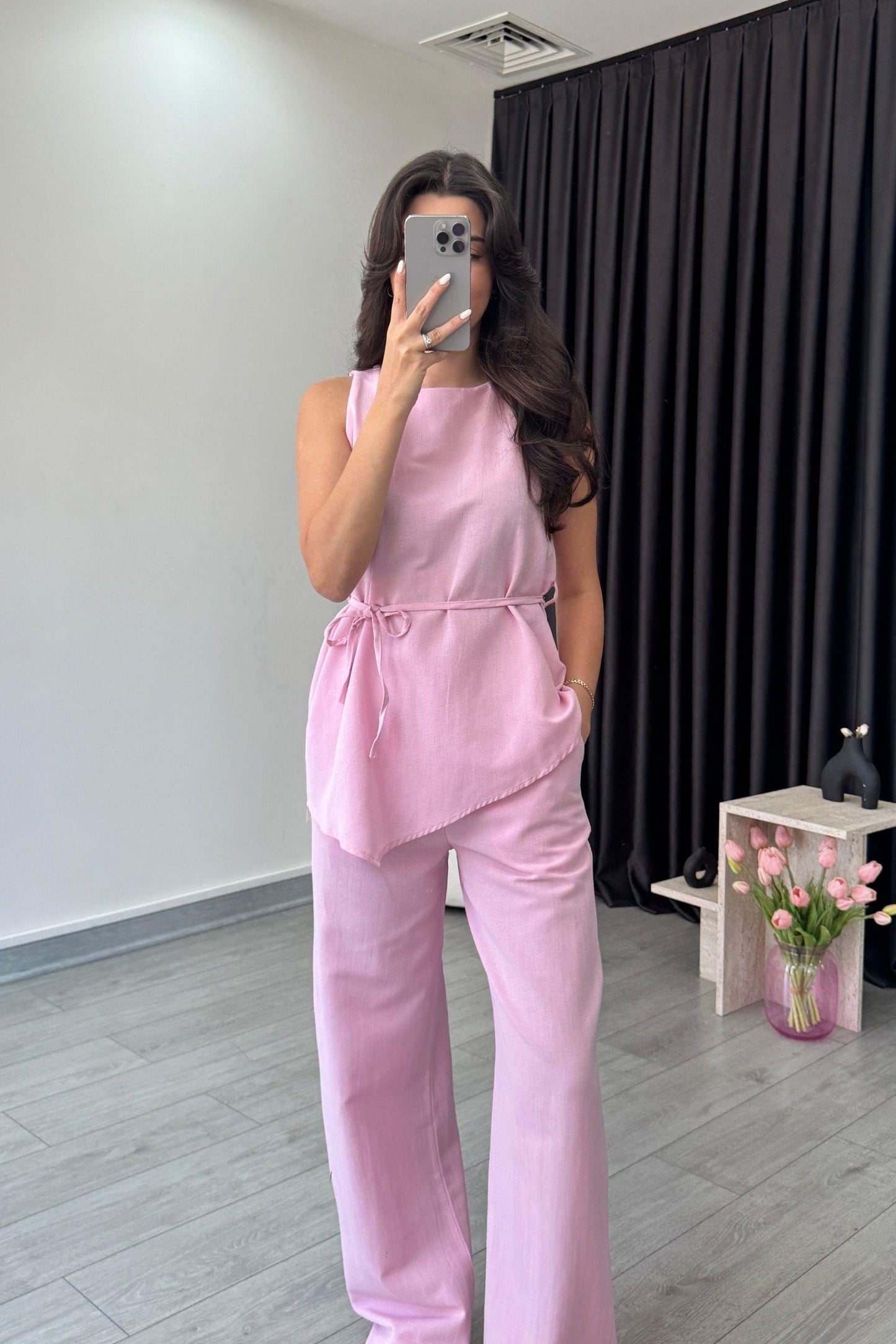 Amara Asymmetrical Top & Pant Co-ord Set