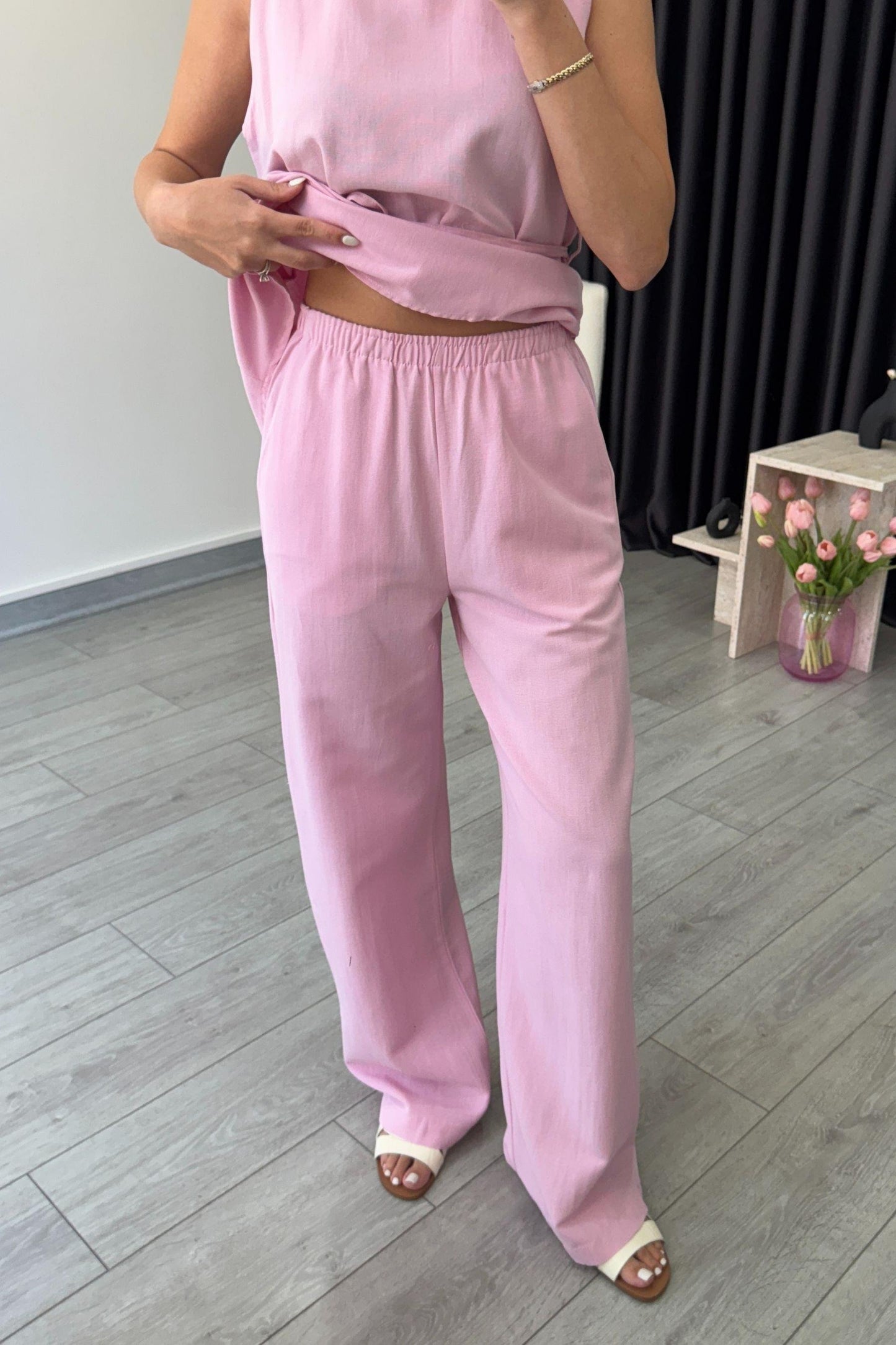 Amara Asymmetrical Top & Pant Co-ord Set