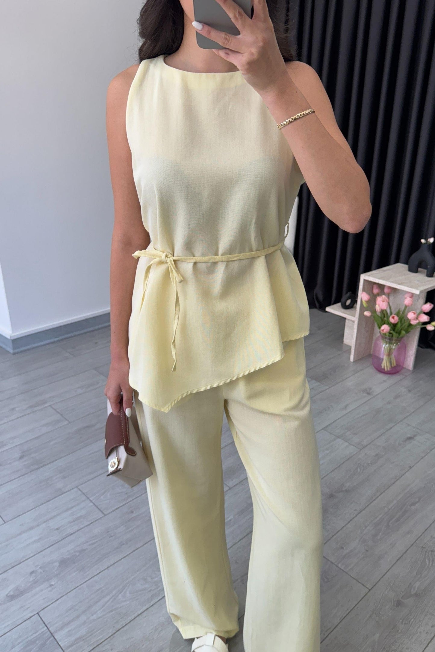 Amara Asymmetrical Top & Pant Co-ord Set