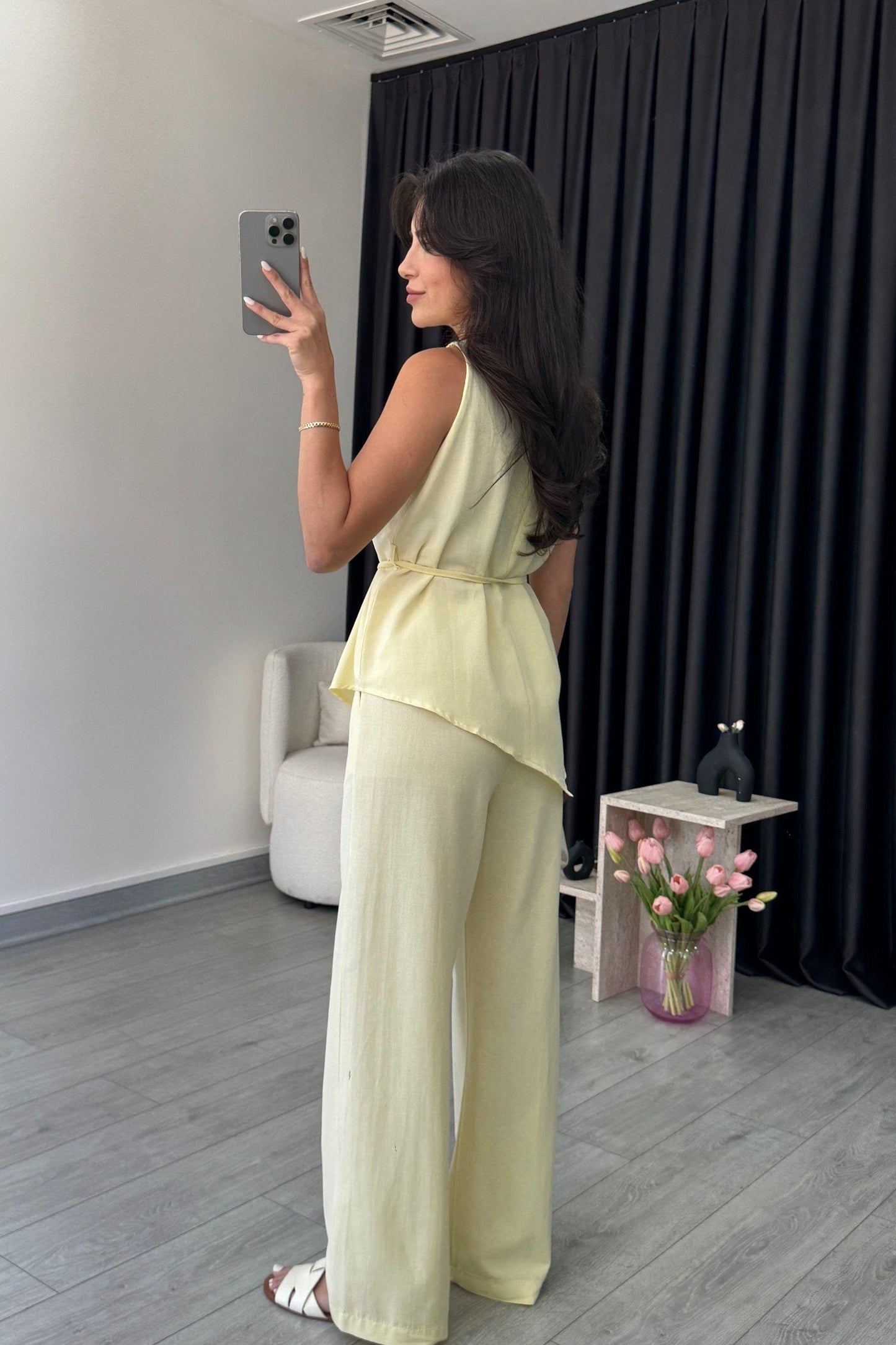 Amara Asymmetrical Top & Pant Co-ord Set