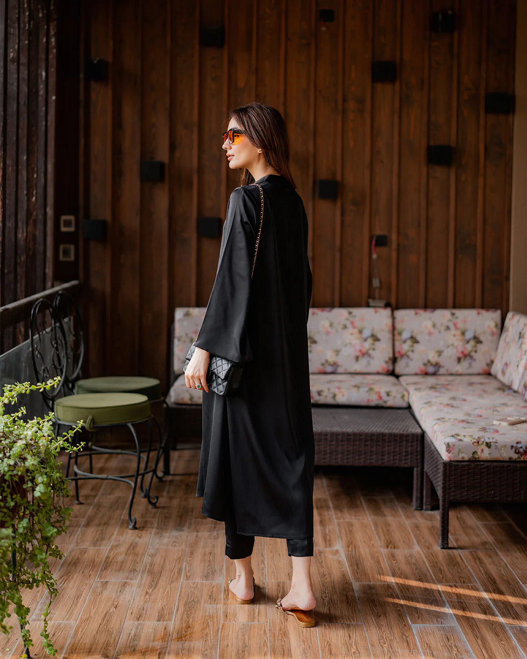 Black Aura Cotton Crepe Ensemble