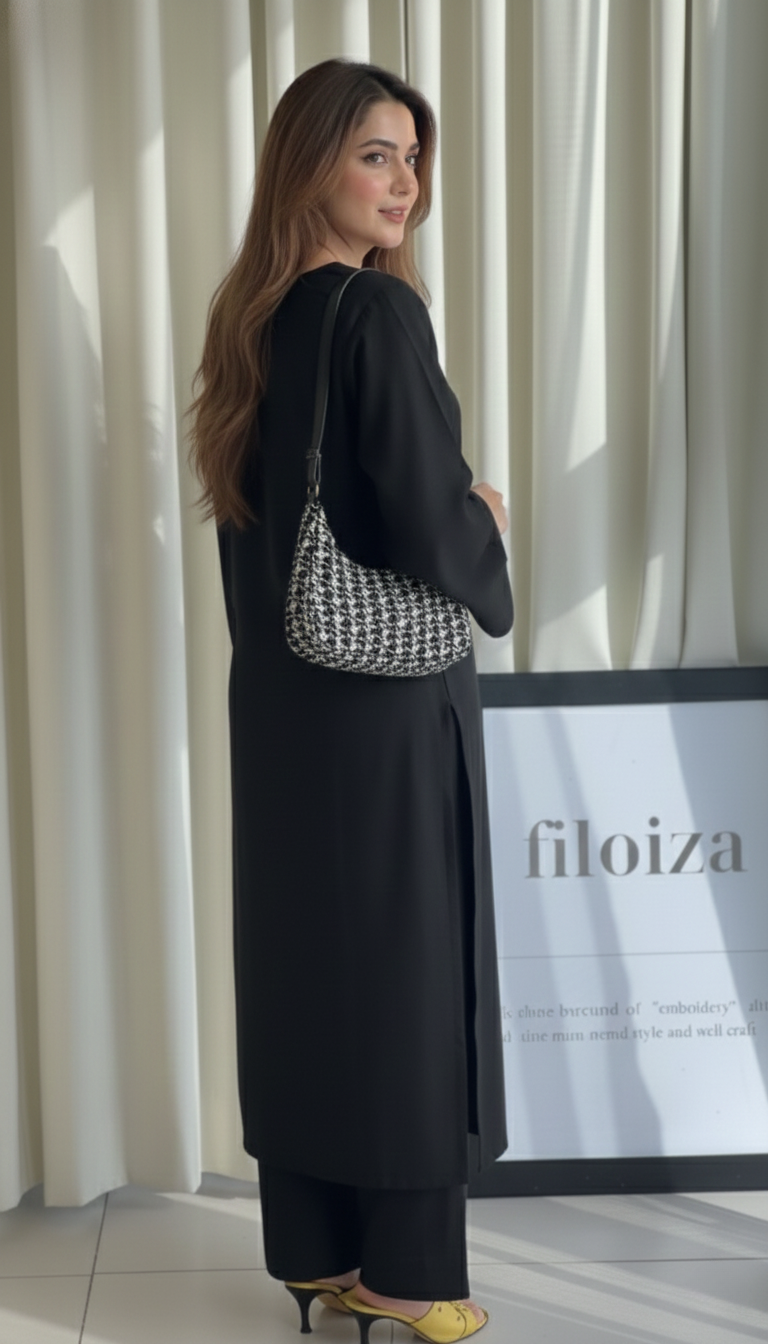 "Tarini" - Cotton Co-ord Set with Wide Sleeves