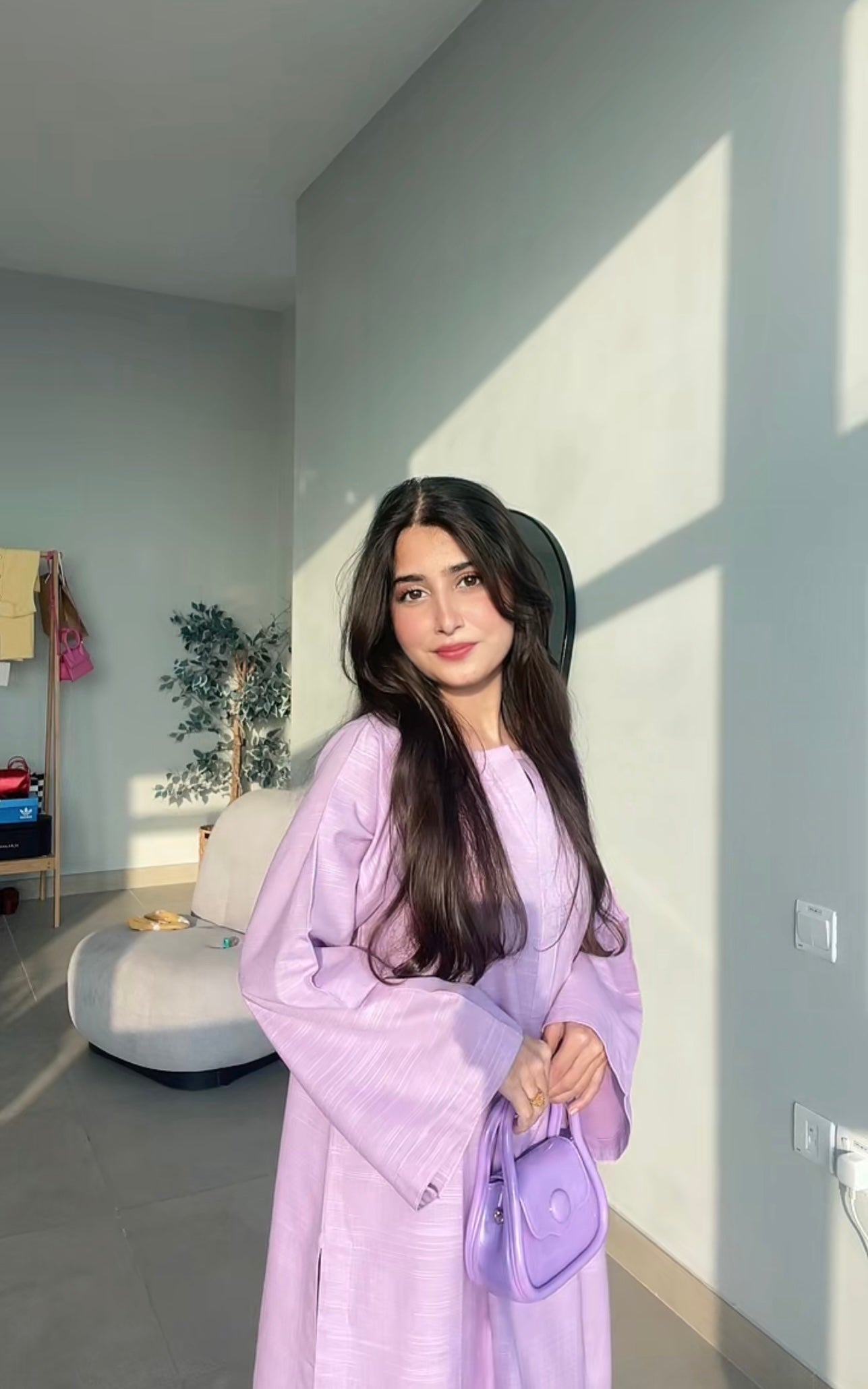 "Tarini" - Cotton Co-ord Set with Wide Sleeves